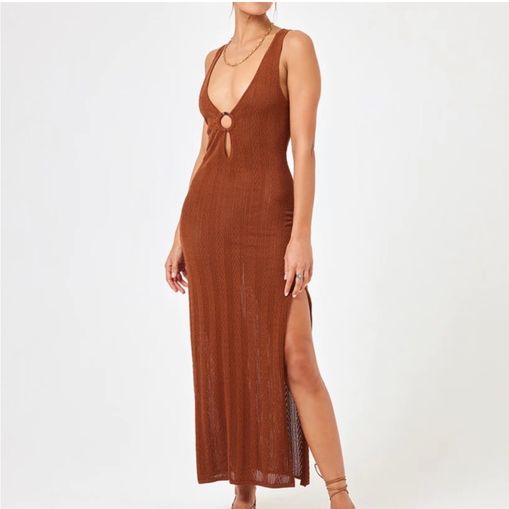 L*Space Tricia Dress - Coffee size xs NWT